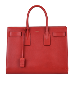 Sac De Jour Tote, Leather, Red, MII, 30314, DB, 2*